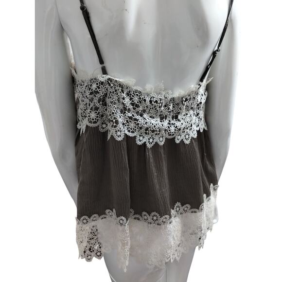 Zara Womens Size Small Lace Flowy Hippie Summer Beachy Feminine Dainty Cami Top - Picture 4 of 9